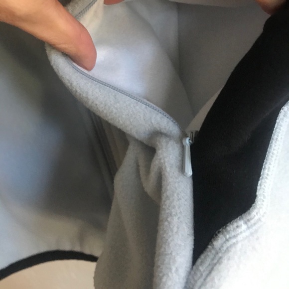 NORTHFACE Girls Light Blue Zip Up Polyester Jacket - Picture 7 of 9